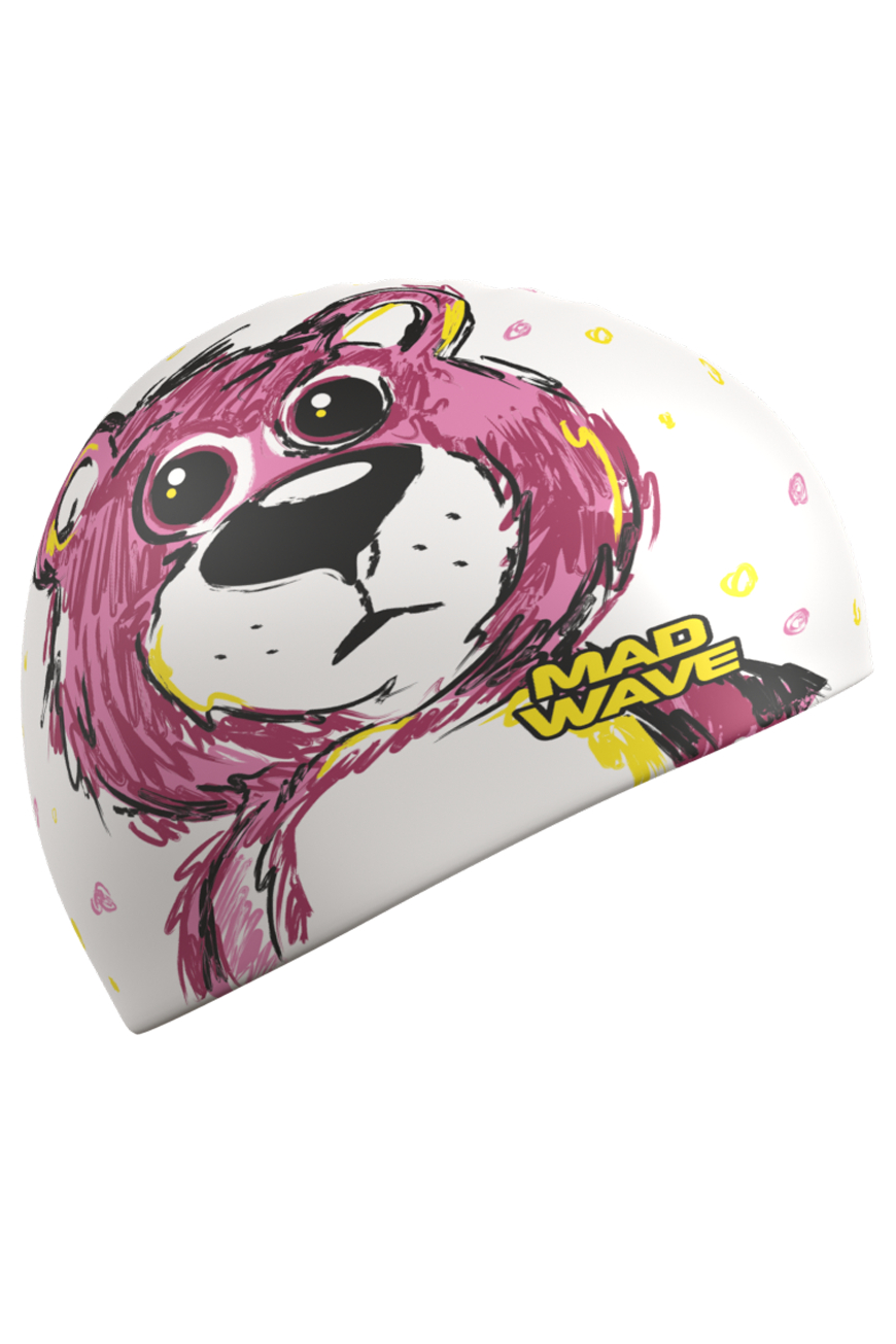 Шапочка для плавания Madwave Shaggy bear Junior