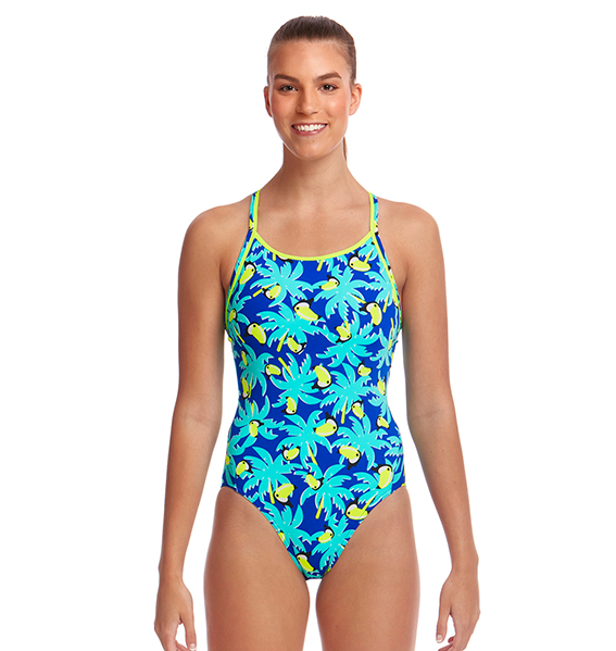 Купальник Funkita Bird Brain Eco Diamond Back One Piece Lady