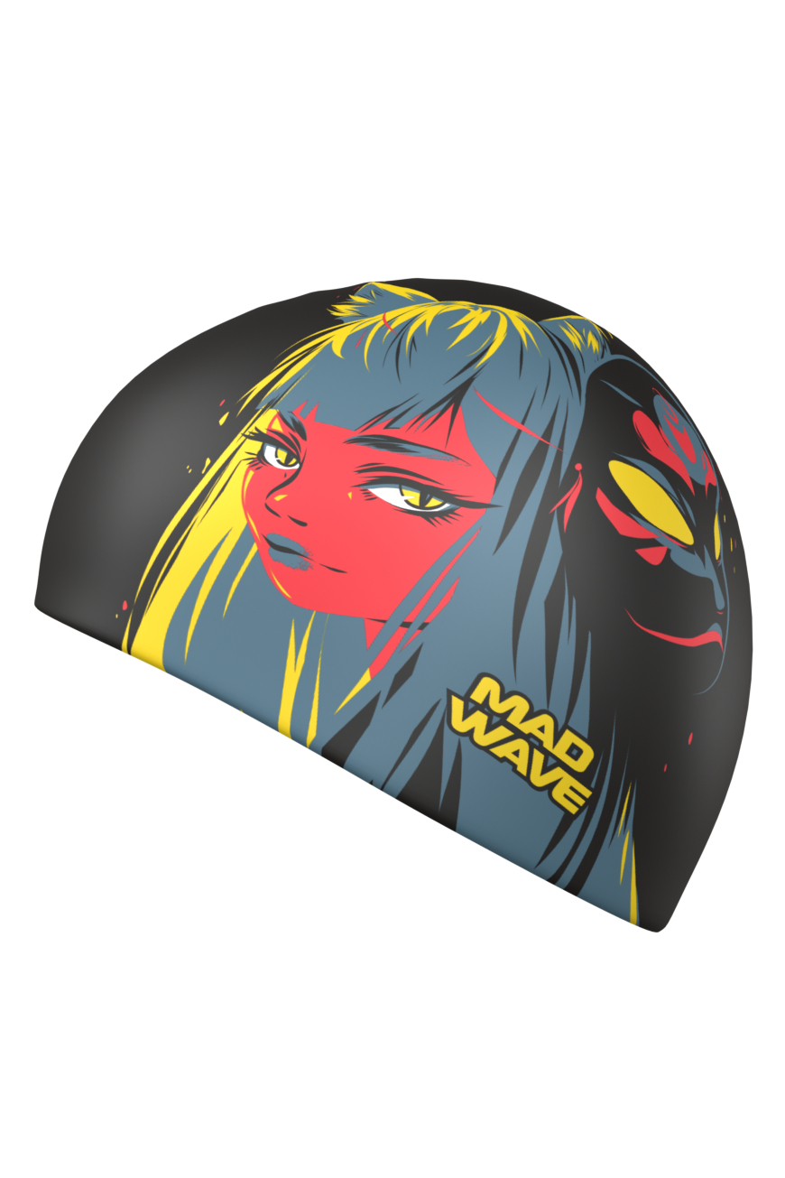 Шапочка для плавания Madwave Kitsune Junior