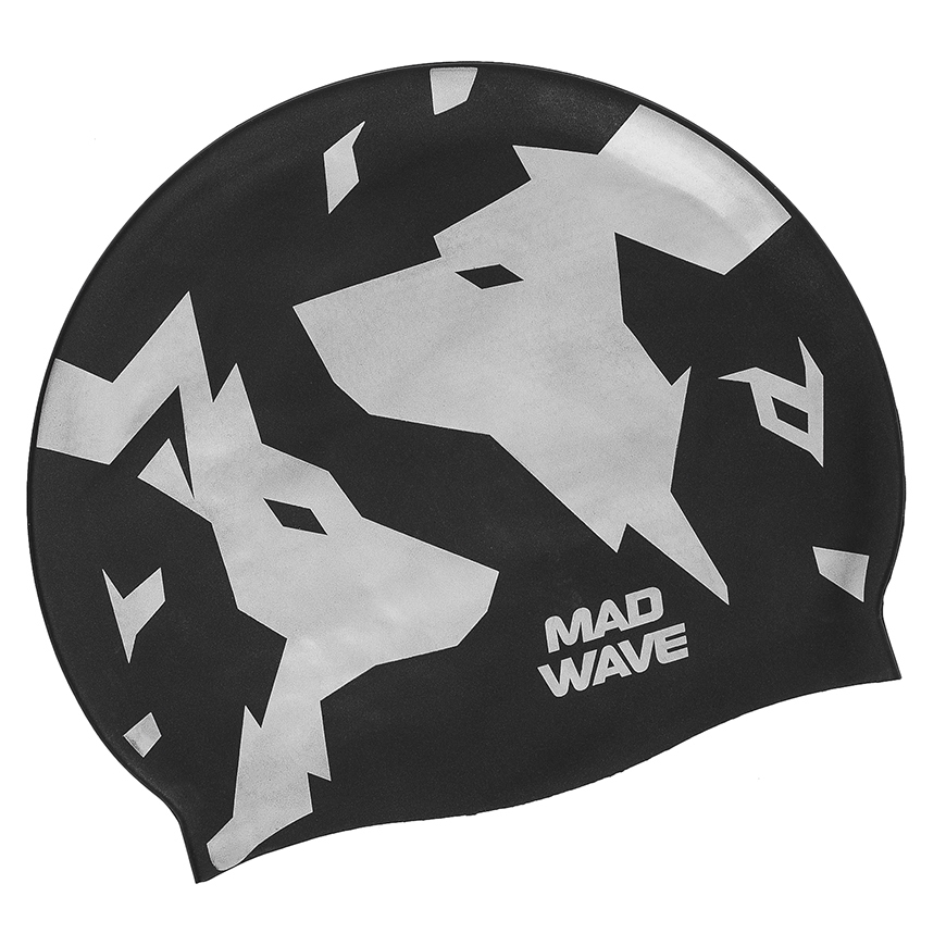 Шапочка для плавания Madwave WOLFS