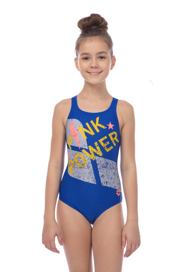 Купальник Arena PINK POWER JR V BACK ONE PIECE_2
