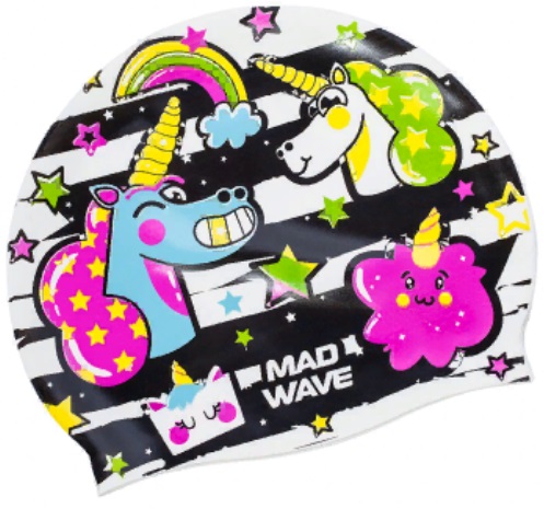 Шапочка для плавания Madwave UNICORN Junior