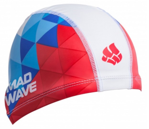 Шапочка для плавания Madwave TRICOLOR