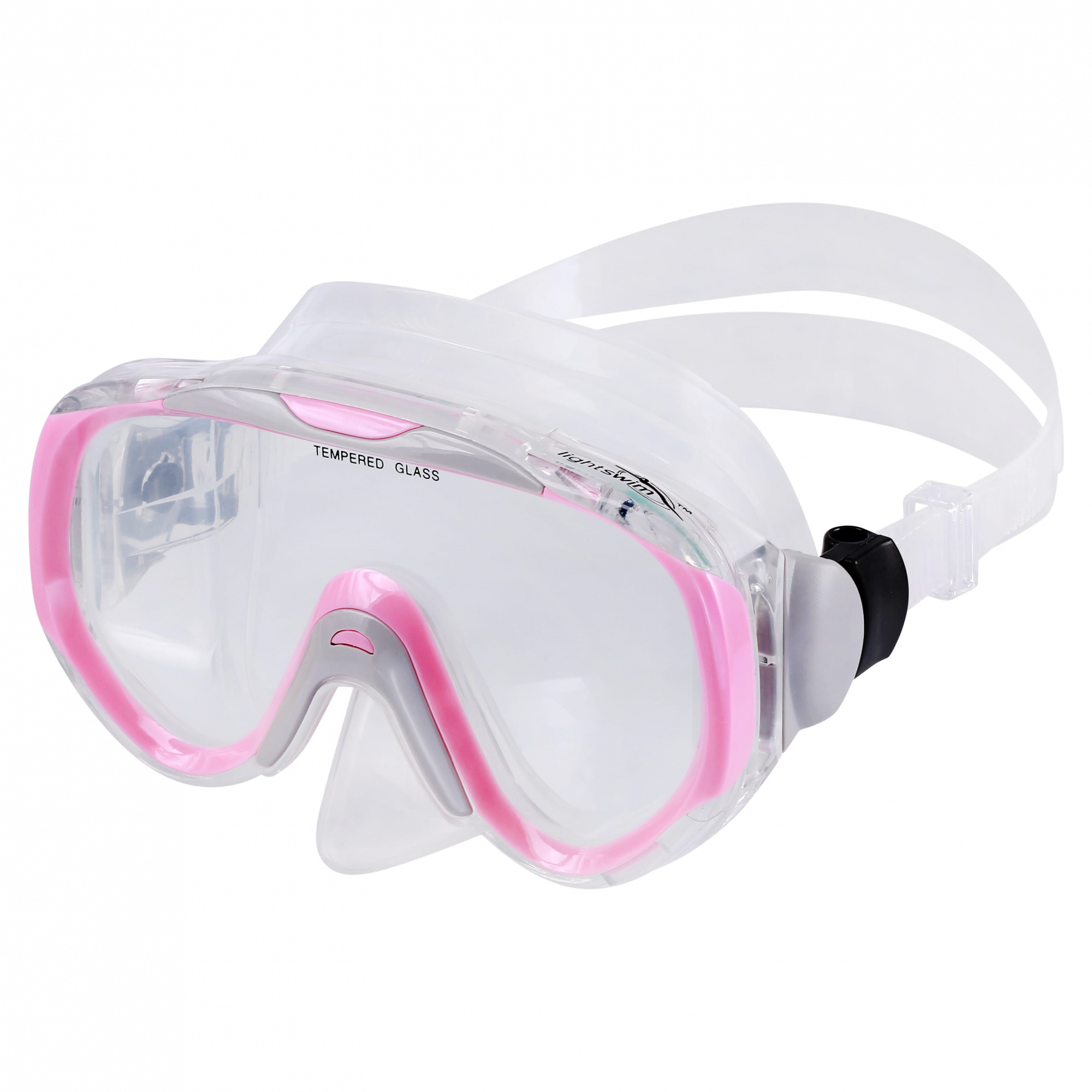Набор для плавания (маска+трубка) Lightswim LSM 16 (J) SN 9(J) розовый_1