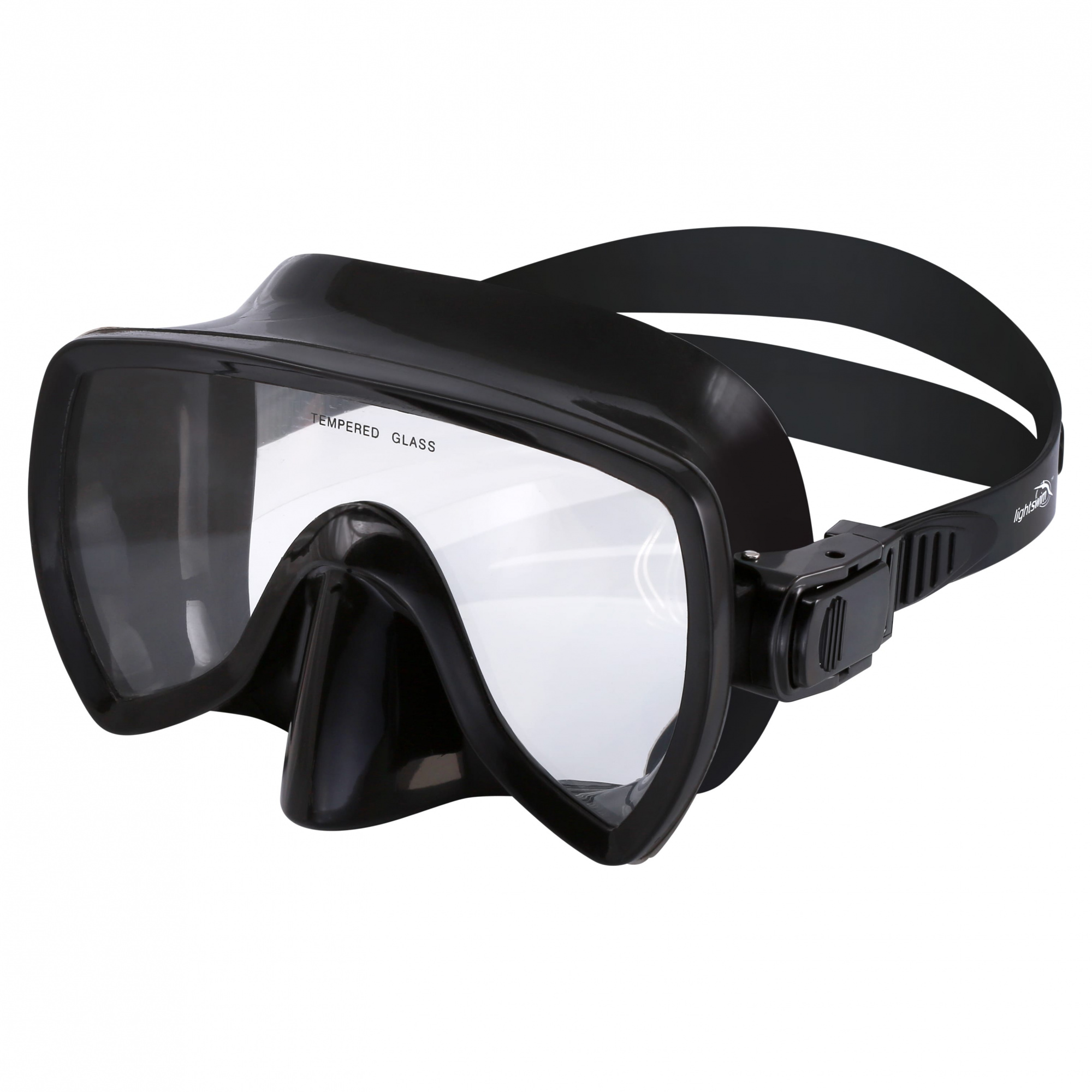 Набор для плавания (маска+трубка) Lightswim LSM 23 SN 6 черный_1